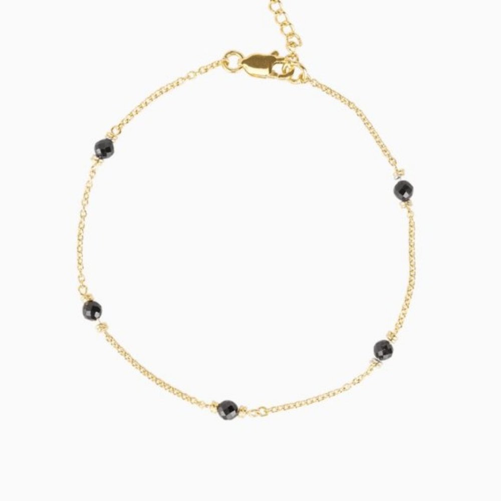Mejuri  Black Spinel Bracelet